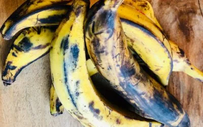 Platano als ontbijt (bakbanaan)