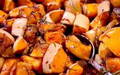 Pittige pompoen uit de oven