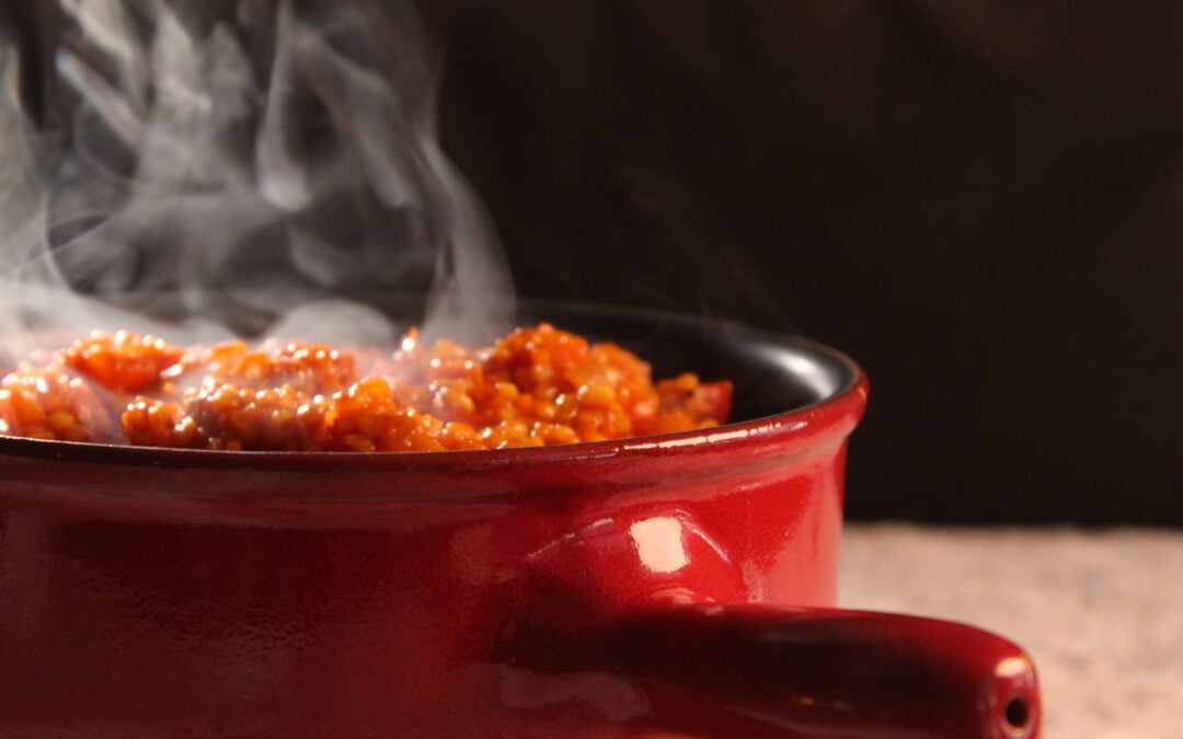Bulgur and red pepper