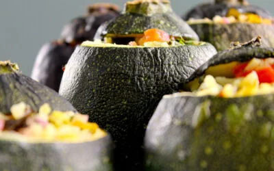 Filled zucchini