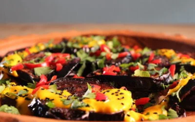 Delicious crispy egg plant