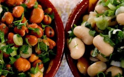 Foul m’dammes & witte bonen salade