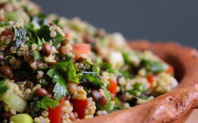 Linzen Quinoa salade
