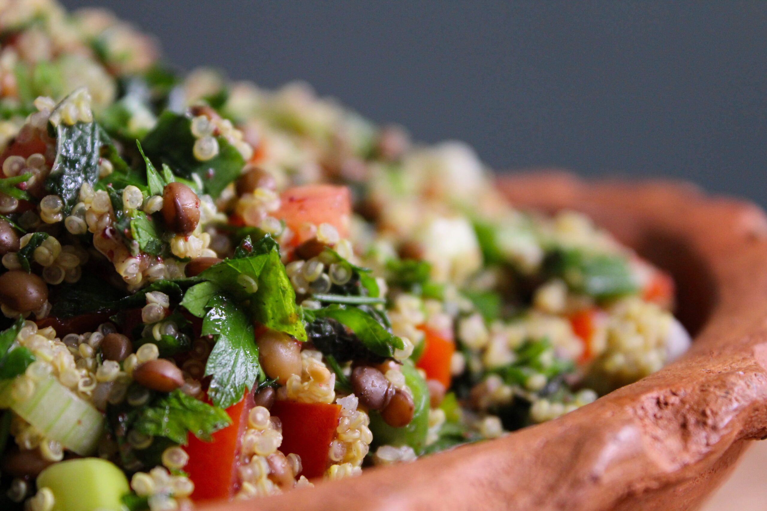 Salad Of Lentils And Quinoa A La Damaris