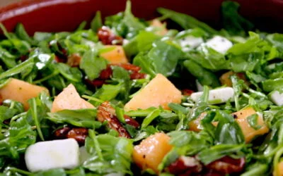 Arugula melon salad