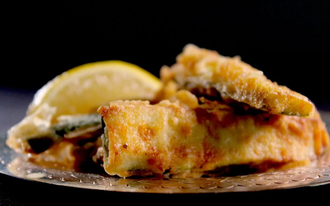 Gefrituurde courgettereepjes