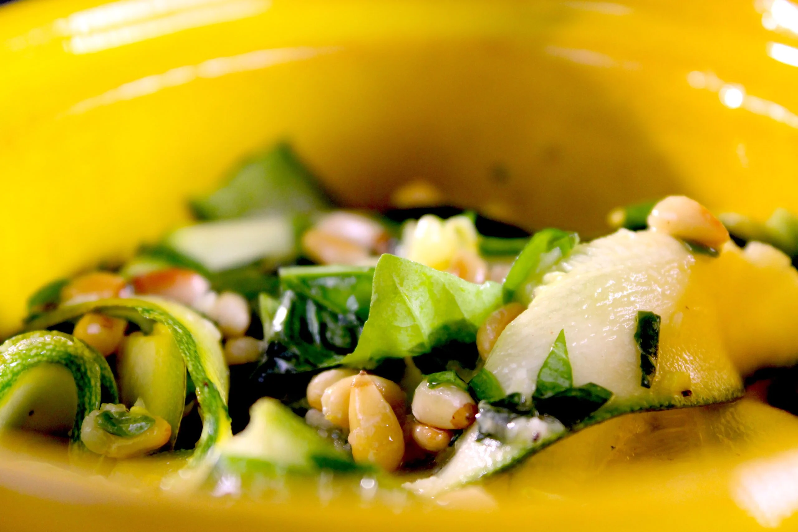 Frisse courgettesalade