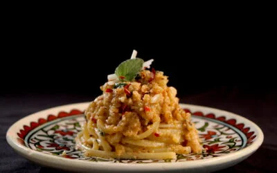 Spaghetti with crispy cauliflower