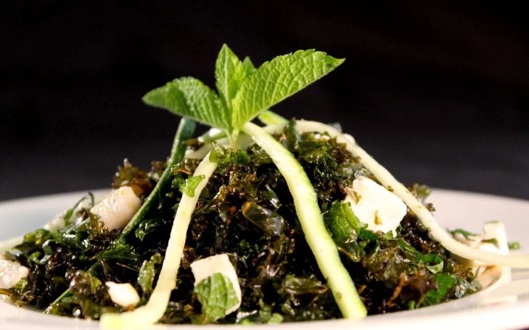 Knapperige boerenkoolsalade