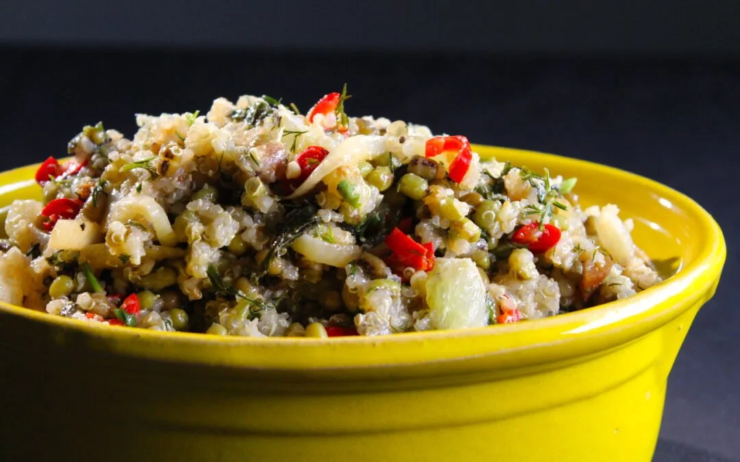 Salad of quinoa and fennel
