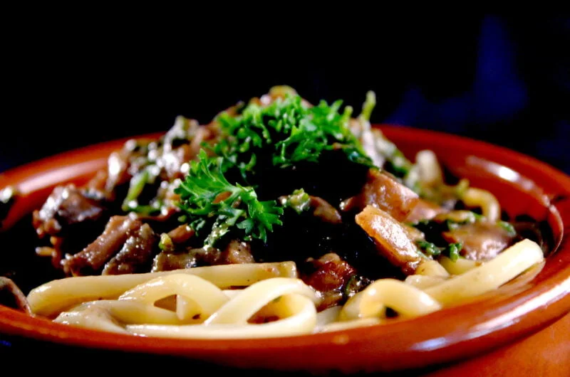Spaghetti met dé truffelsaus