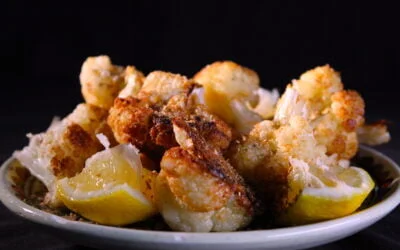 Crunchy spicy cauliflower