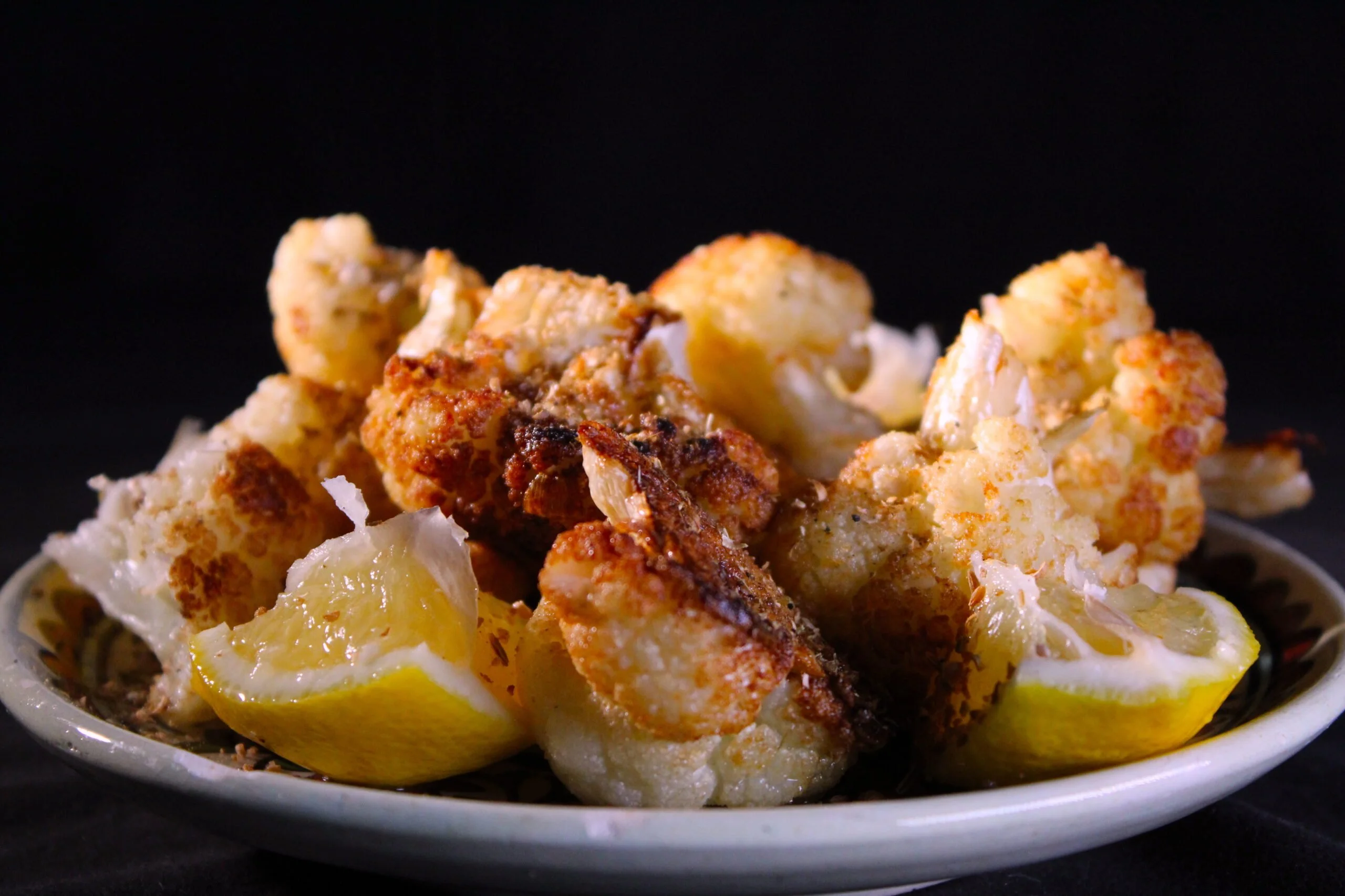 Crunchy spicy cauliflower