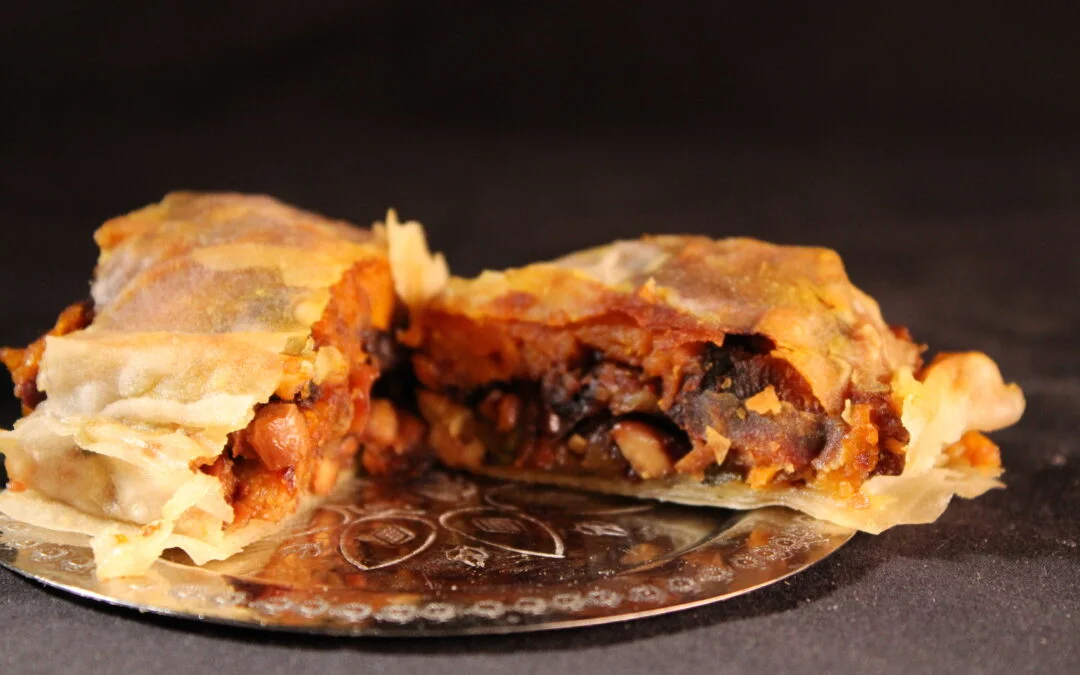 Pumpkin cashew nut pie