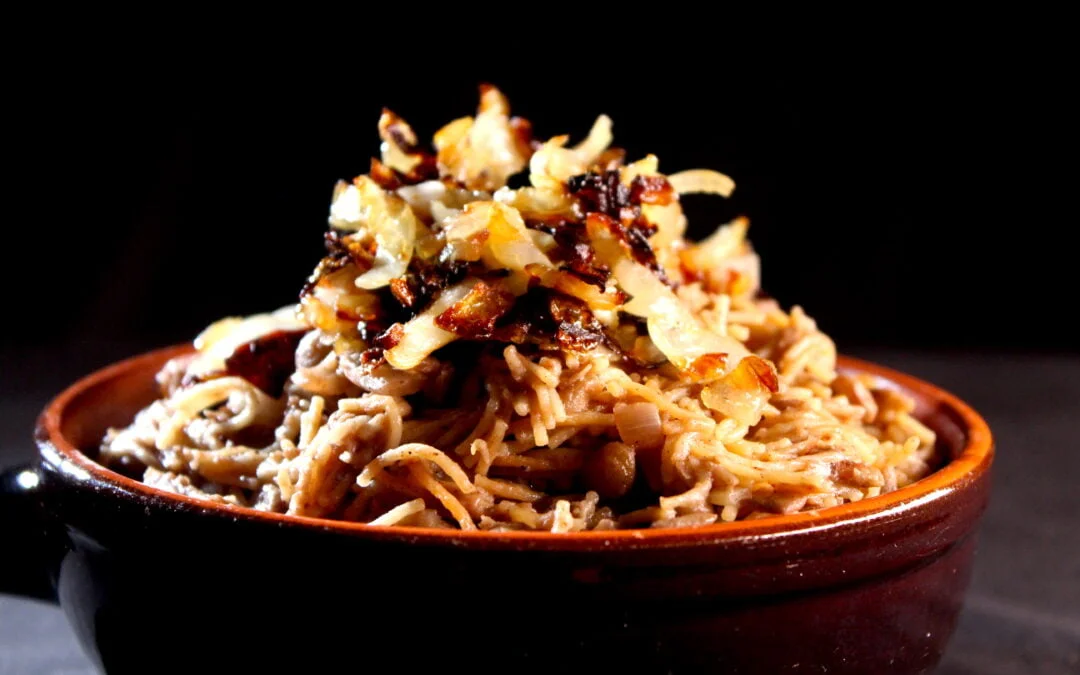 Angel hair lentil pilav