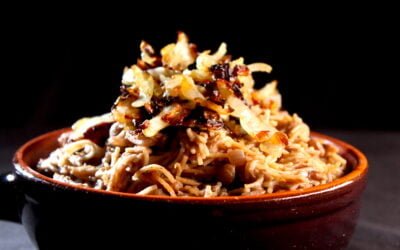 Angel hair lentil pilav