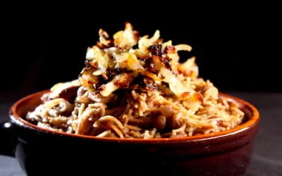 Angel hair lentil pilav
