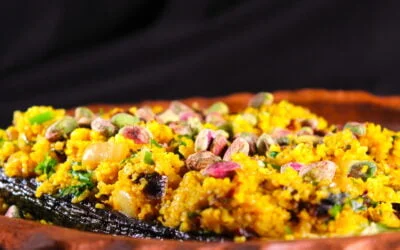 Stuffed courgettes Moroccan style