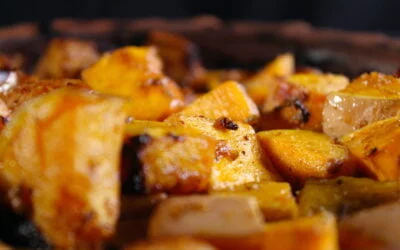 Arabic butternut squash from the oven