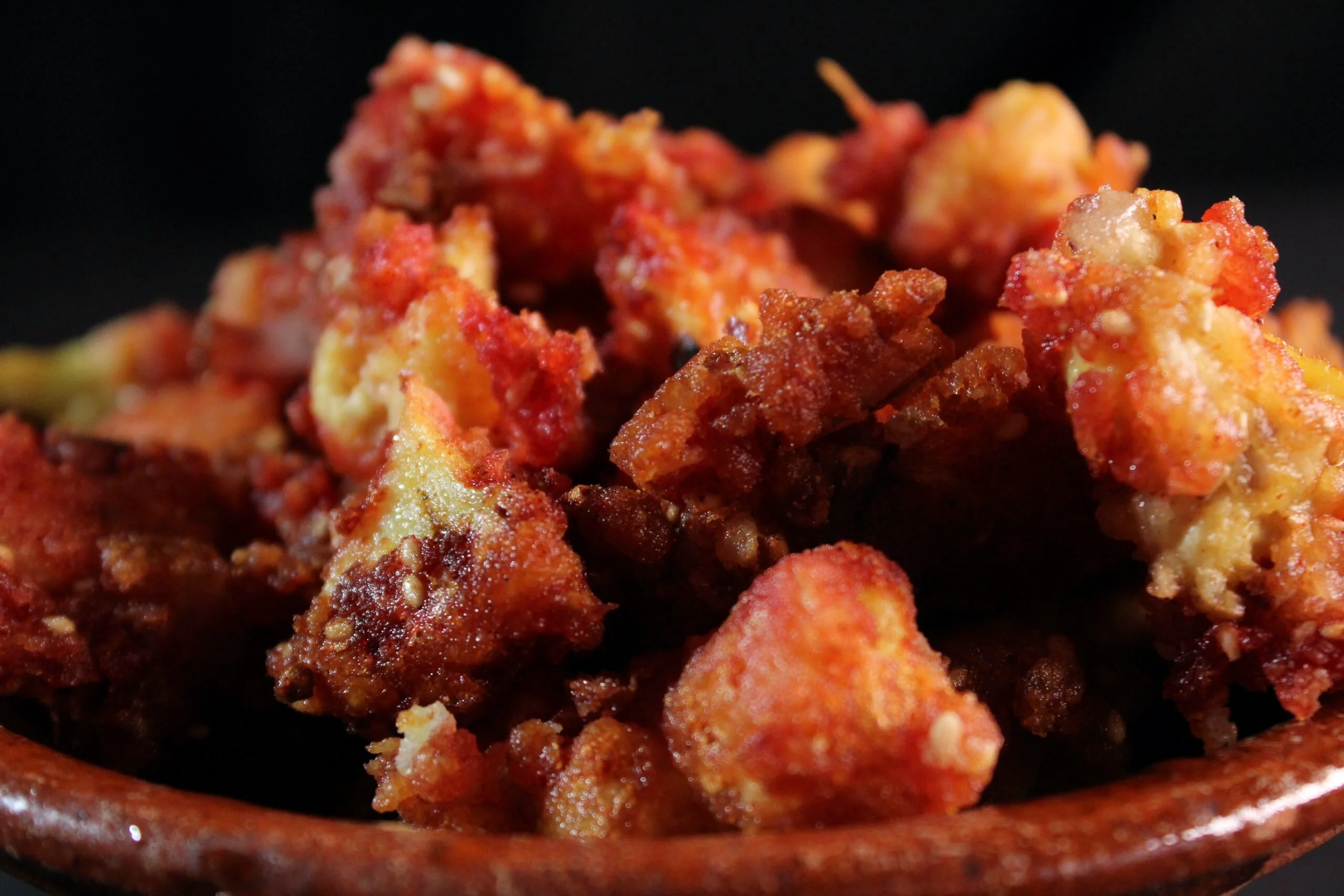 Cauliflower fritters eat-your-heart-out sort of
