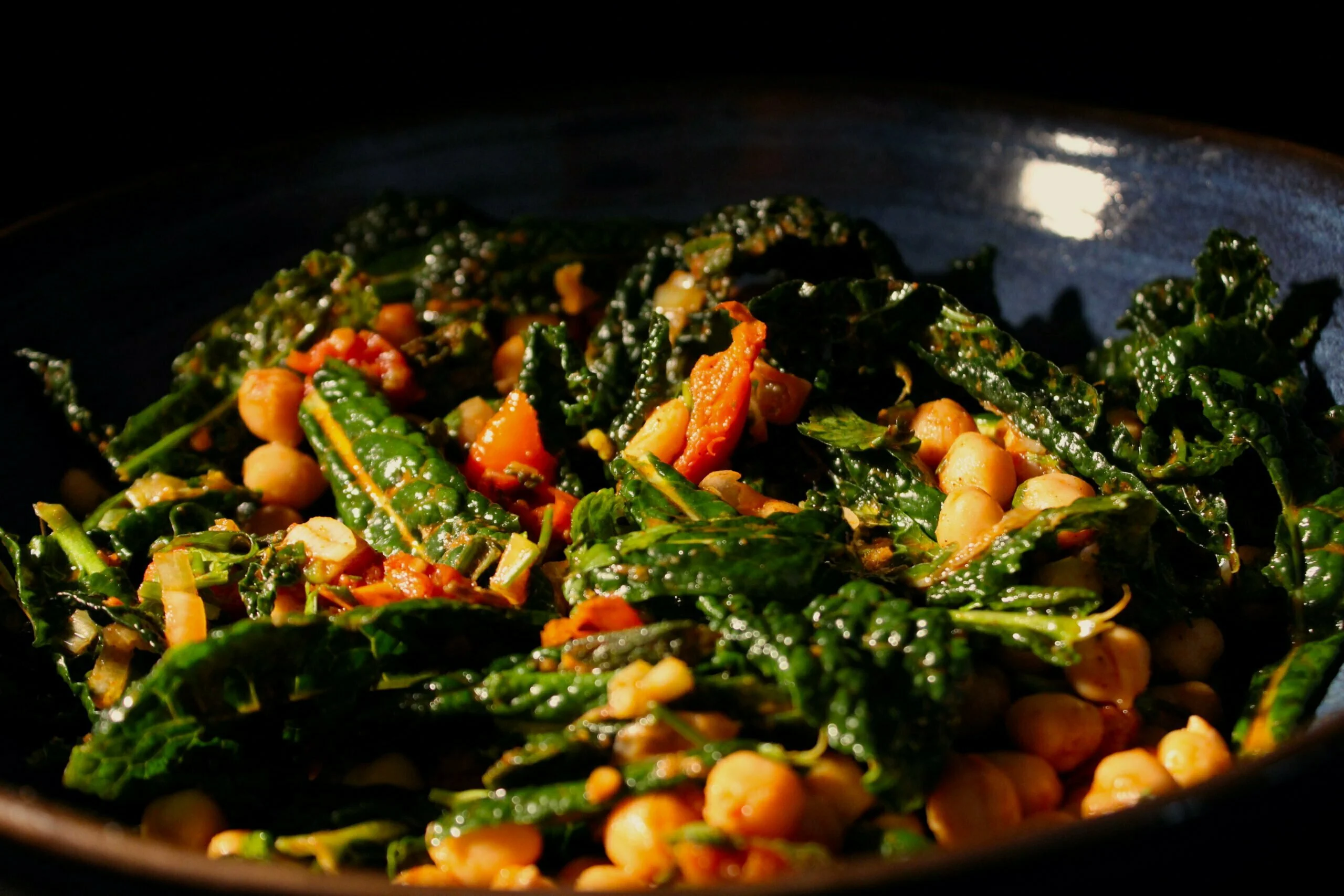 Palestinian cavolo nero salad from Ramsey