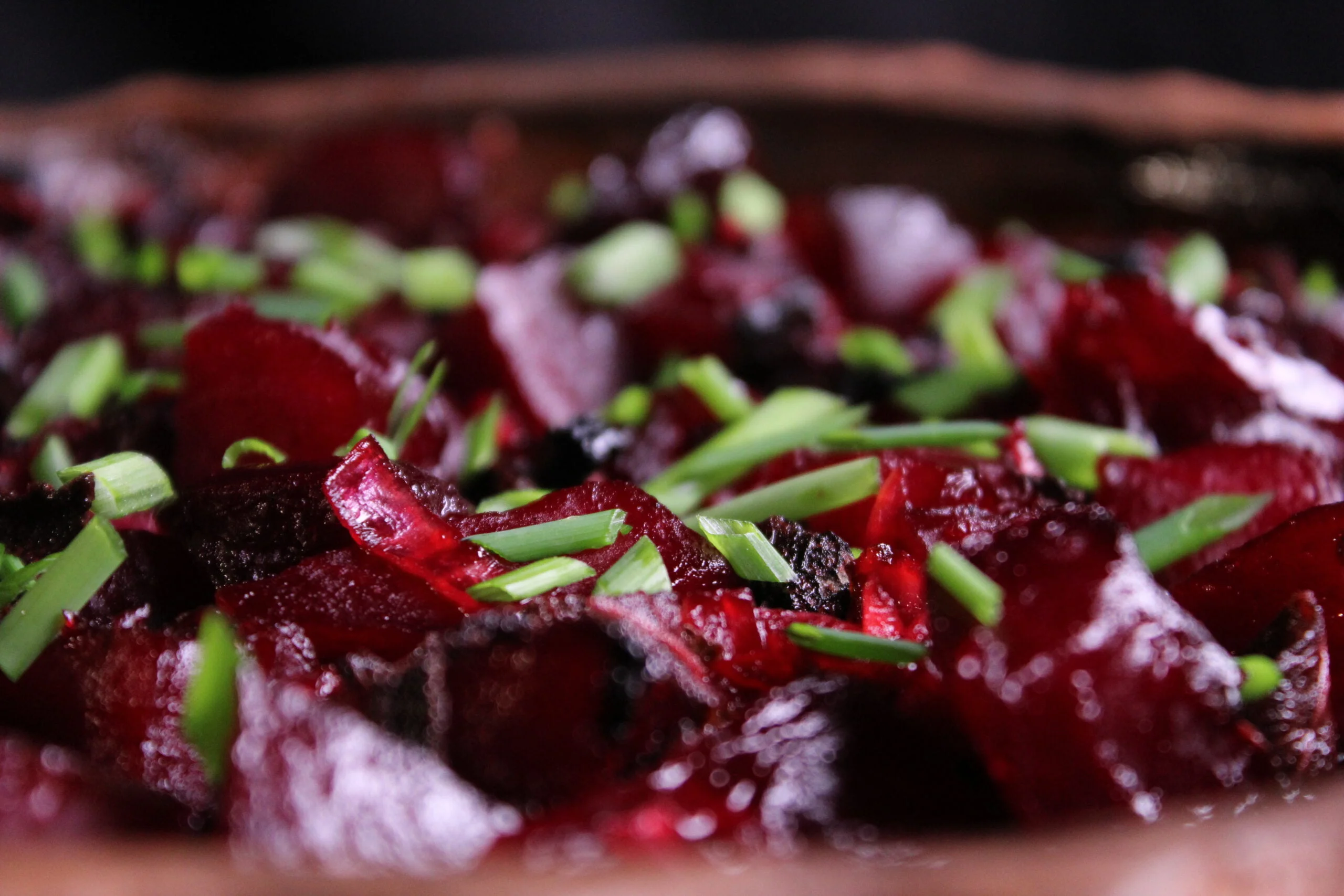 Beetroot in orange syrup