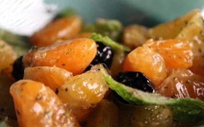 Clementinesalade met zwarte olijven