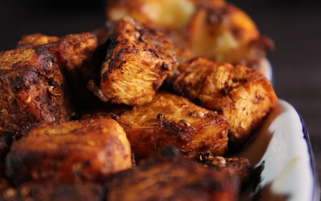 Kruidige knolselderij uit de oven