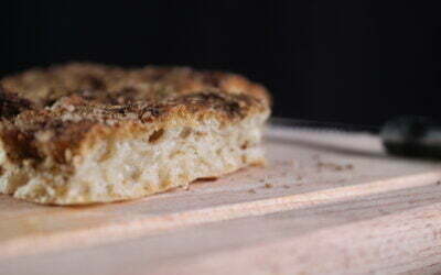 Airy, crispy Lebanese bulgur bread with za’atar