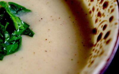 Asparagus soup with allspice