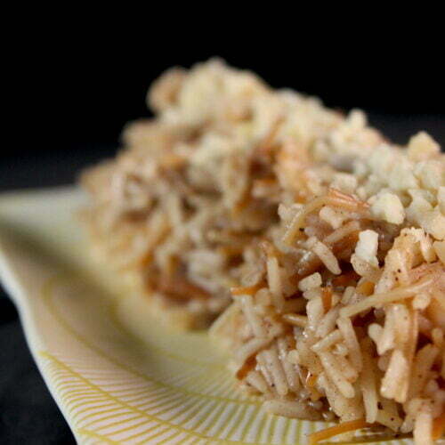Geschatte pariteit land Libanese kruidige en tikkie zoete rijst met vermicelli - a-la-Damaris