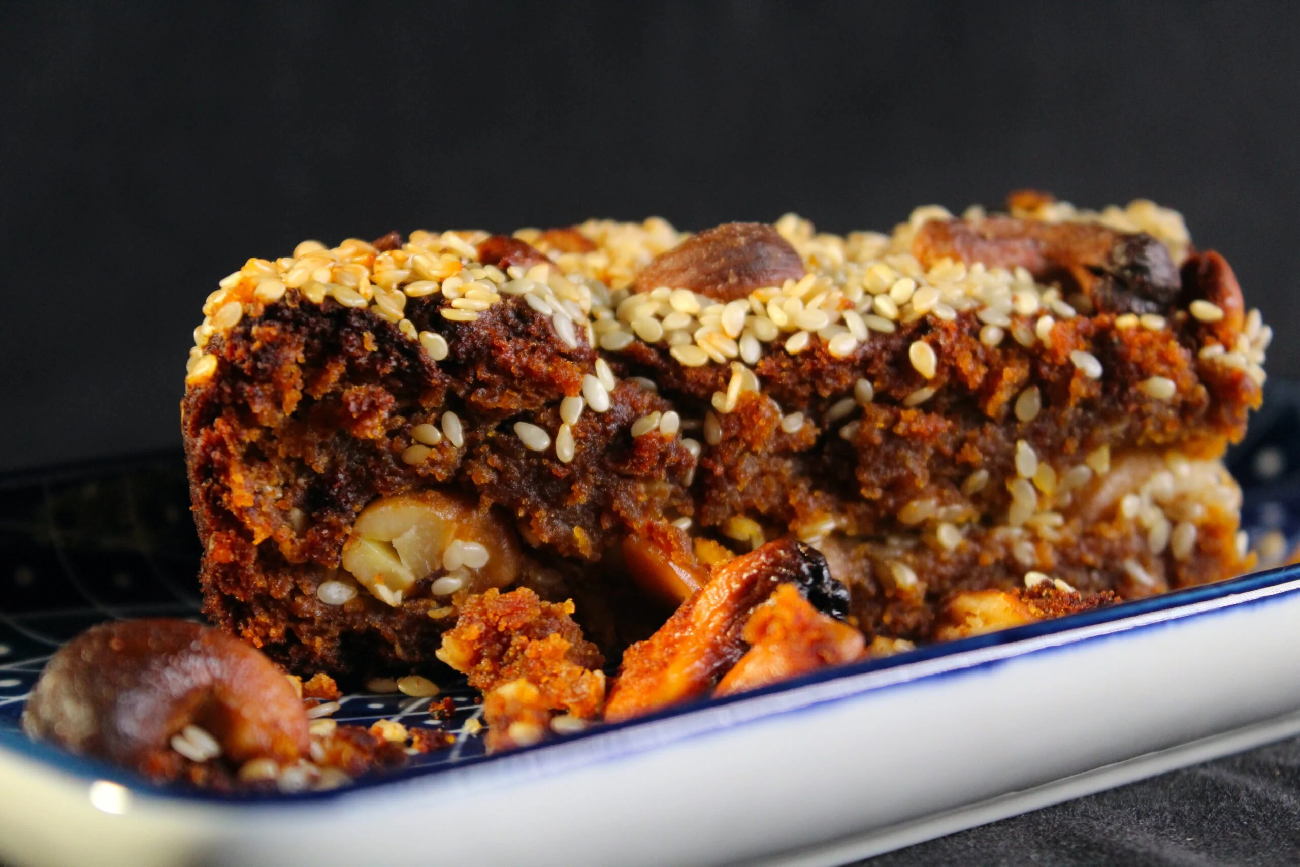 Pompoenbrood met cashewnoten en sesam