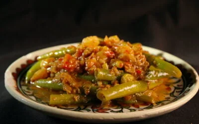 Sperziebonensalade met chermoula