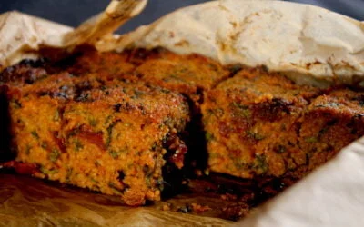 Kibbeh van zoete aardappel en zongedroogde tomaat