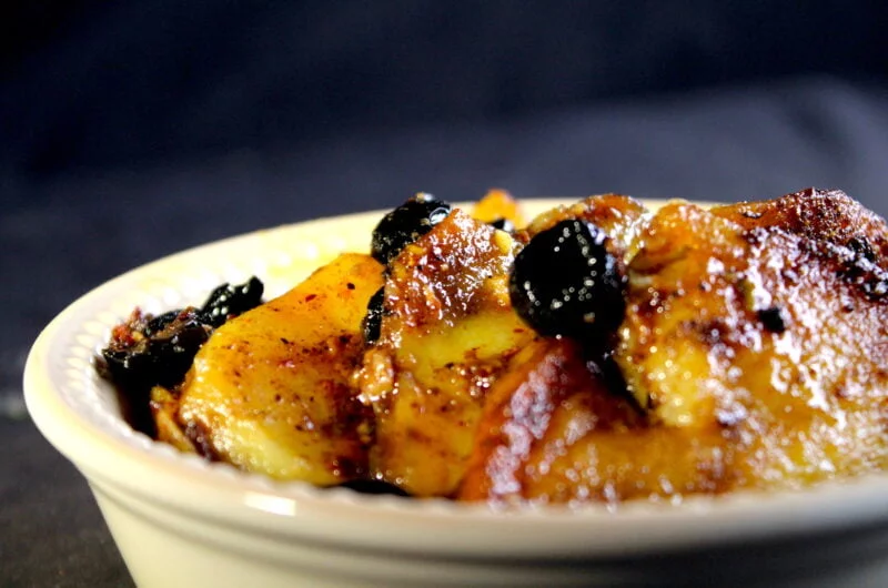 Moroccan potatoes from the oven with ras el hanout and pickled lemons