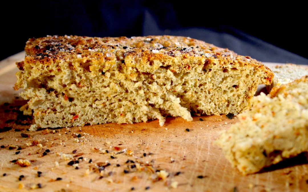 Focaccia à la het Midden-Oosten
