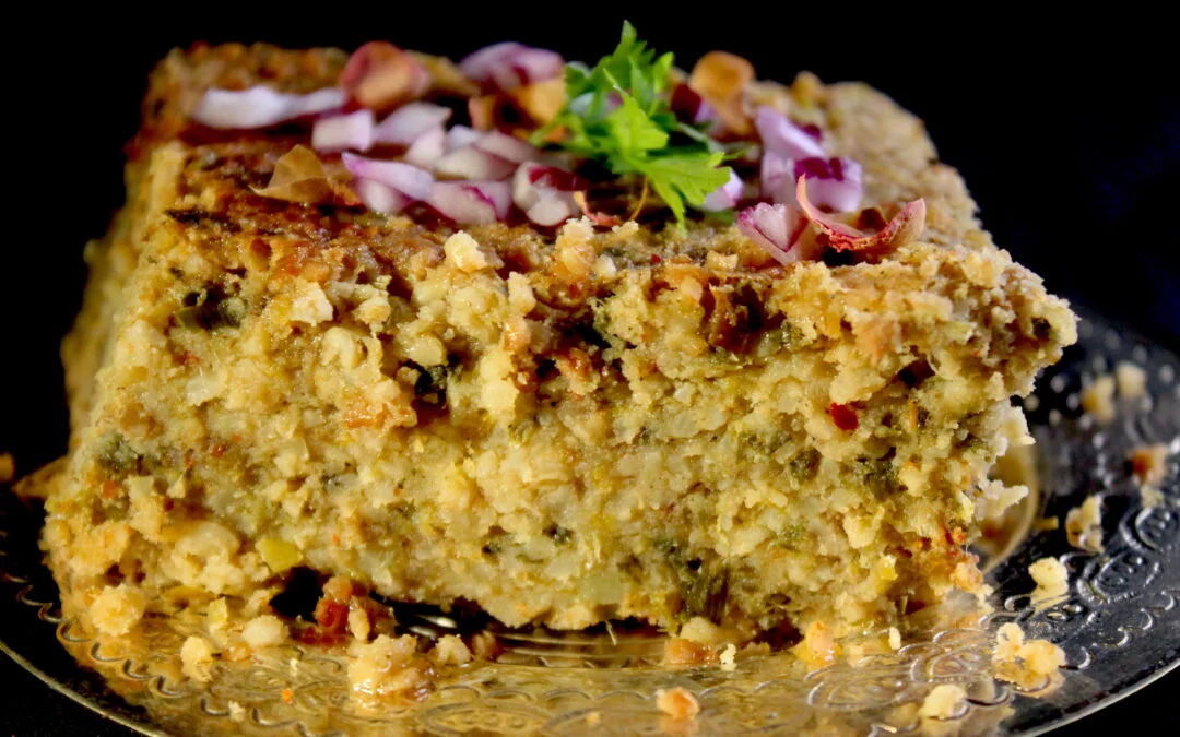 Stevige kibbeh met prei en aardappel en hét klassieke kibbeh specerijenmengsel