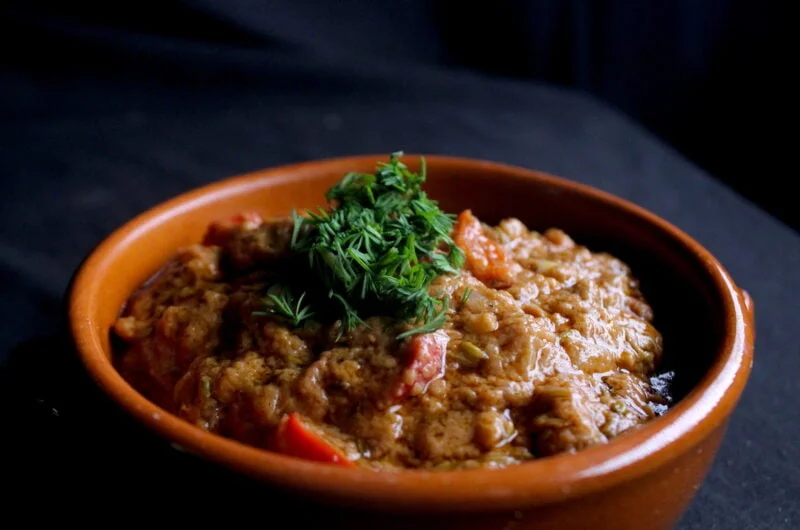 Sudanese eggplant stew